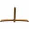 Ekena Millwork Bellingham Timber Gable Bracket, Western Red Cedar, 84"W x 56"H x 3 1/2"D x 5 1/2"F, 16/12 Pitch GBW084X56X0406BEL00SWR - alternate 4